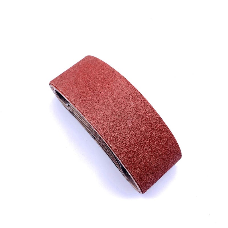 SHUTTLE GENIUS 3 x 24 Inch Sanding Belts, 40 Grit Aluminum Oxide Belt Sander Sanding Belt, 3x24 Belt Sander Paper for Woodworking, 12 Pack (3x24In, 40 Grit) - Image 1